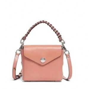 Rag & Bone Micro Atlas Crossbody bag in dusty pink leather